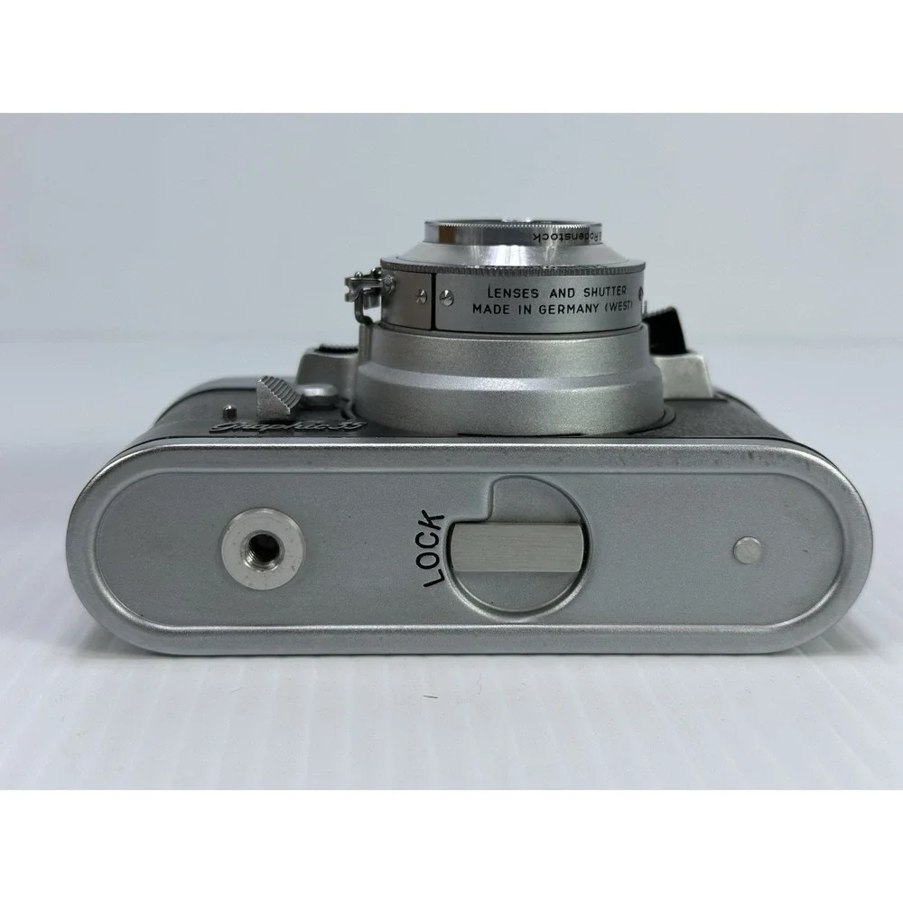 Graflex Graphic 35mm Film Camera Graflar 50mm‎ F 3.5 Lens Germany Not Tested